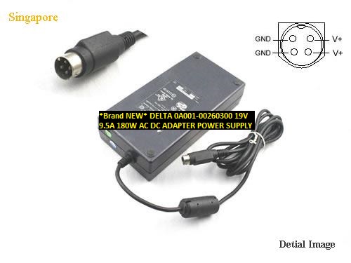 *Brand NEW*DELTA 19V 180W 0A001-00260300 9.5A AC DC ADAPTER POWER SUPPLY